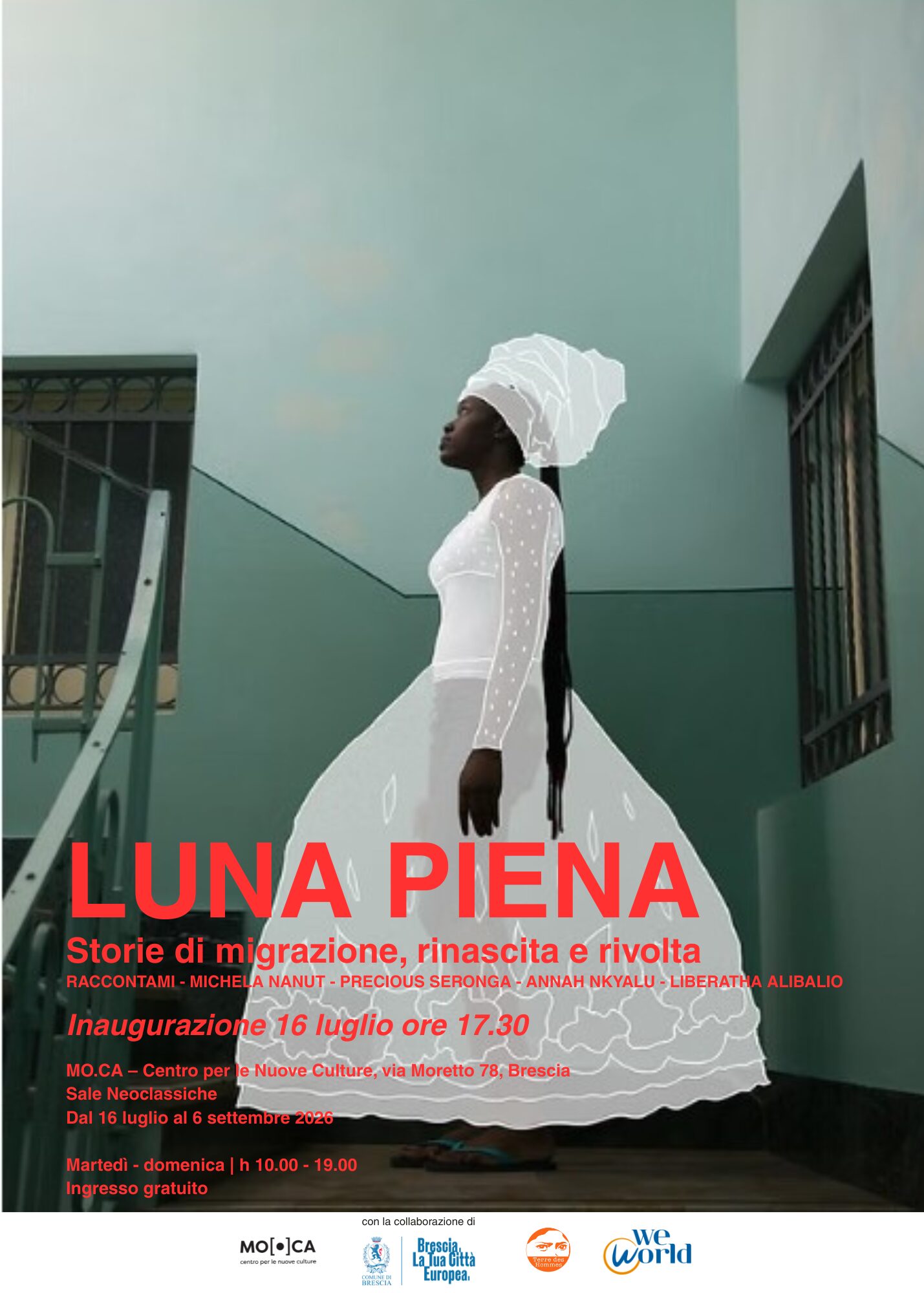 LUNA PIENA – Storie di migrazione, rinascita e rivolta — Mostre a Brescia, MO.CA Centro Nuove Culture